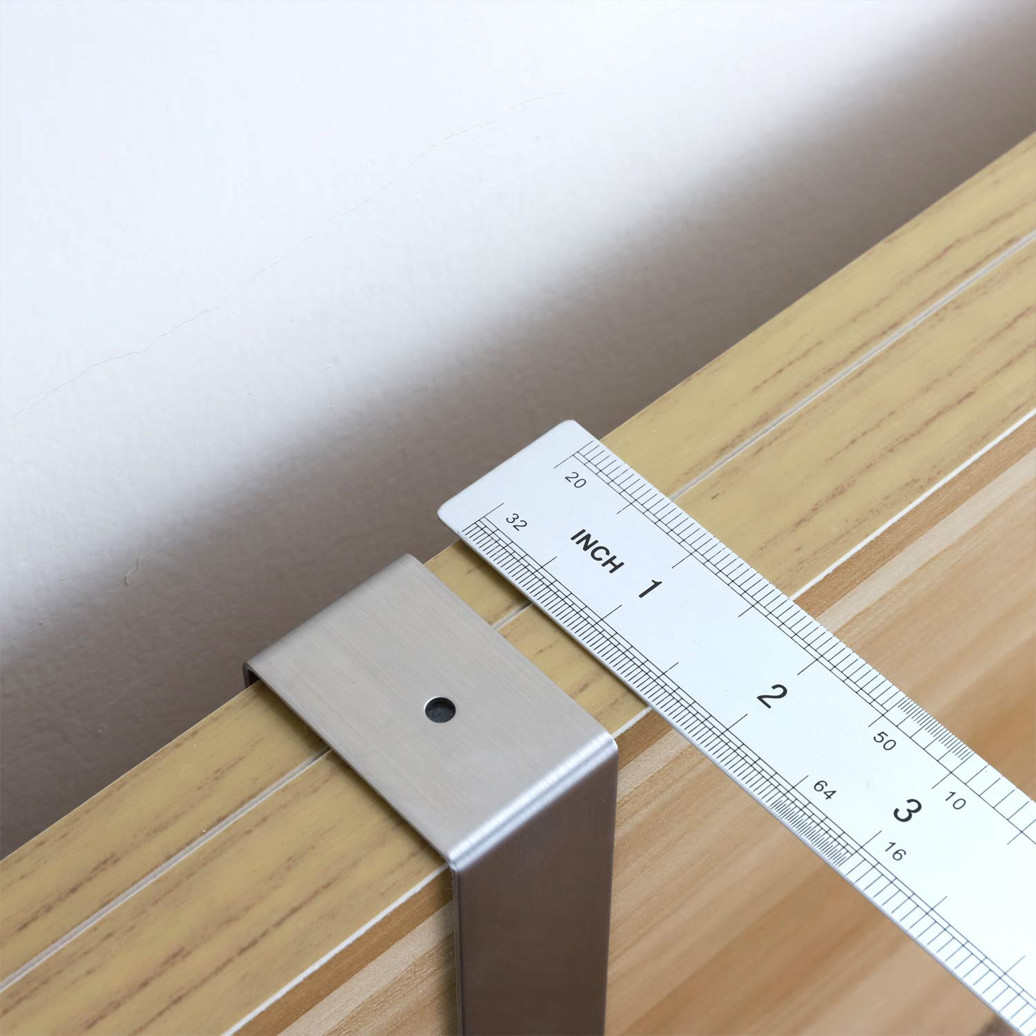 TOGU Sus Türhaken aus 304 Edelstahl, robuster Organizer für Mäntel, Handtücher, Kleidung, Kranz, geeignet für 2,5–4,3 cm dicke Türen und 0,1 cm Türrahmenspalt, gebürstete Oberfläche, 8 Stück