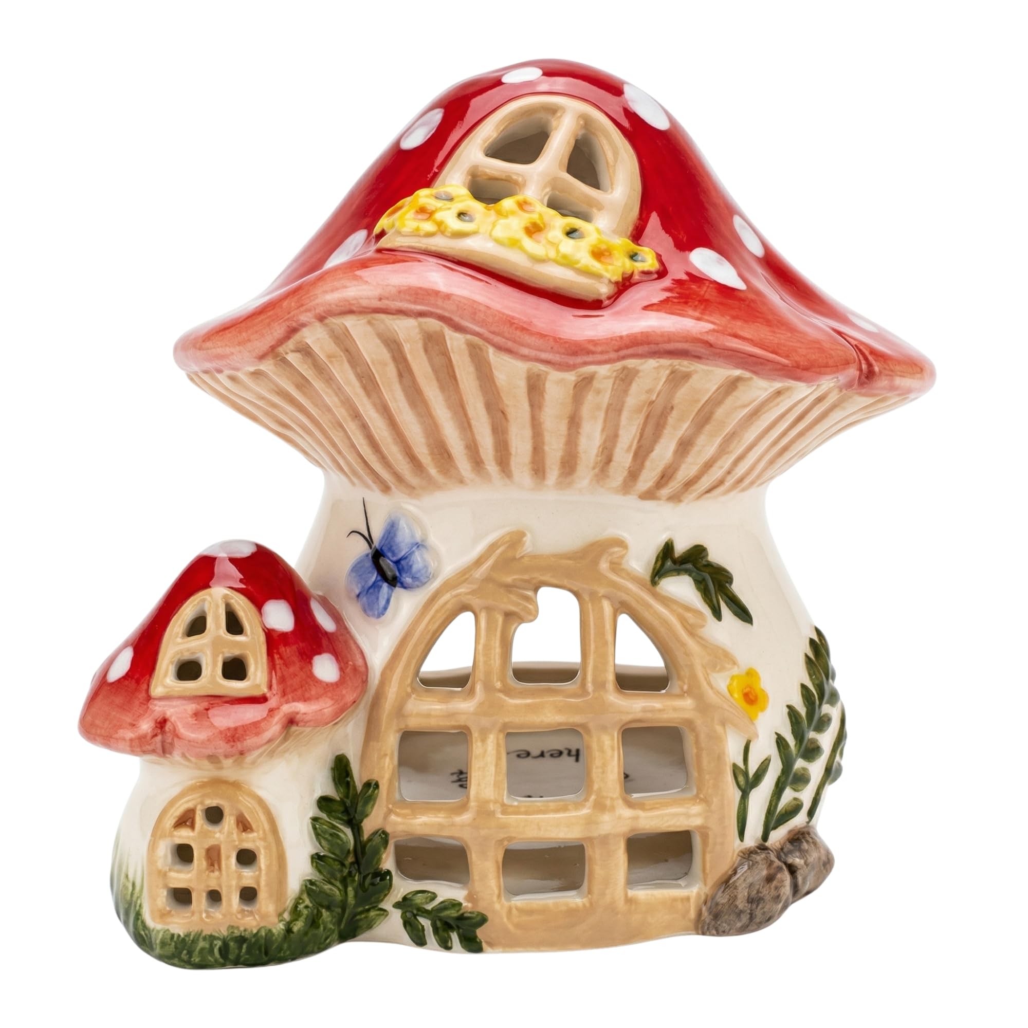 Blue Sky Ceramics Garden Candle House Nest Mushroom T-Light