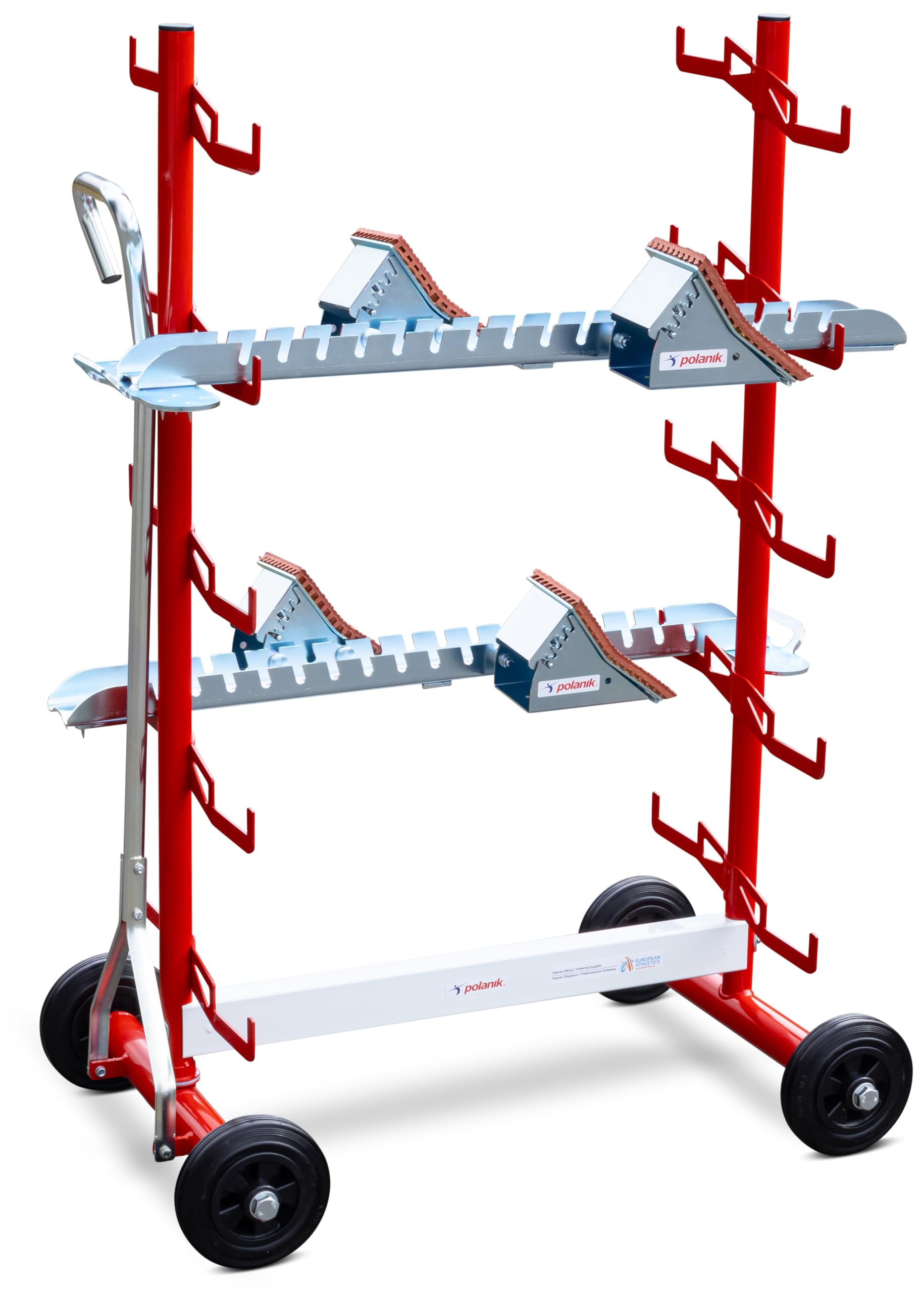 POLANIK Chariot de Transport pour 10 Starting-Blocks - Acier