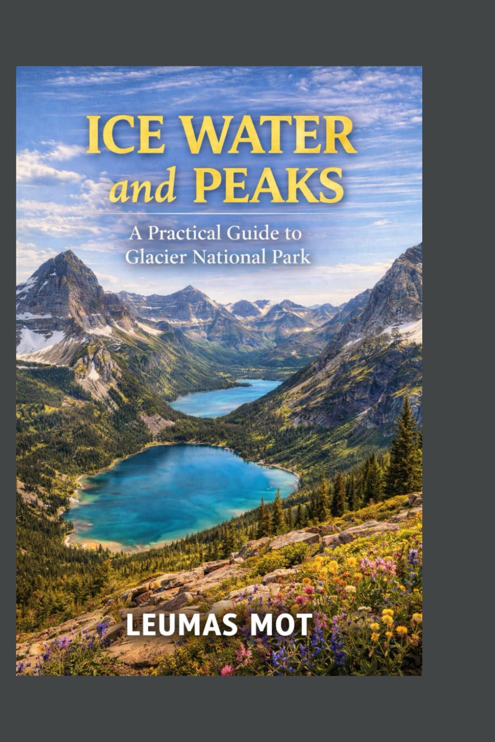Ice Water and Peaks: A Practical Guide to Glacier National Park      Paperback – Large Print, February 2, 2026