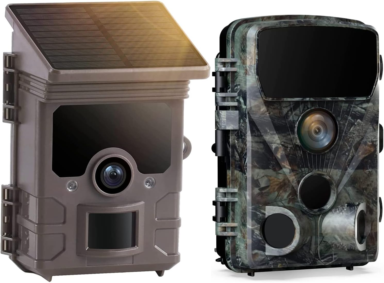 Solar Powered Trail Camera 2.7K 30MP and WiFi Trail Camera