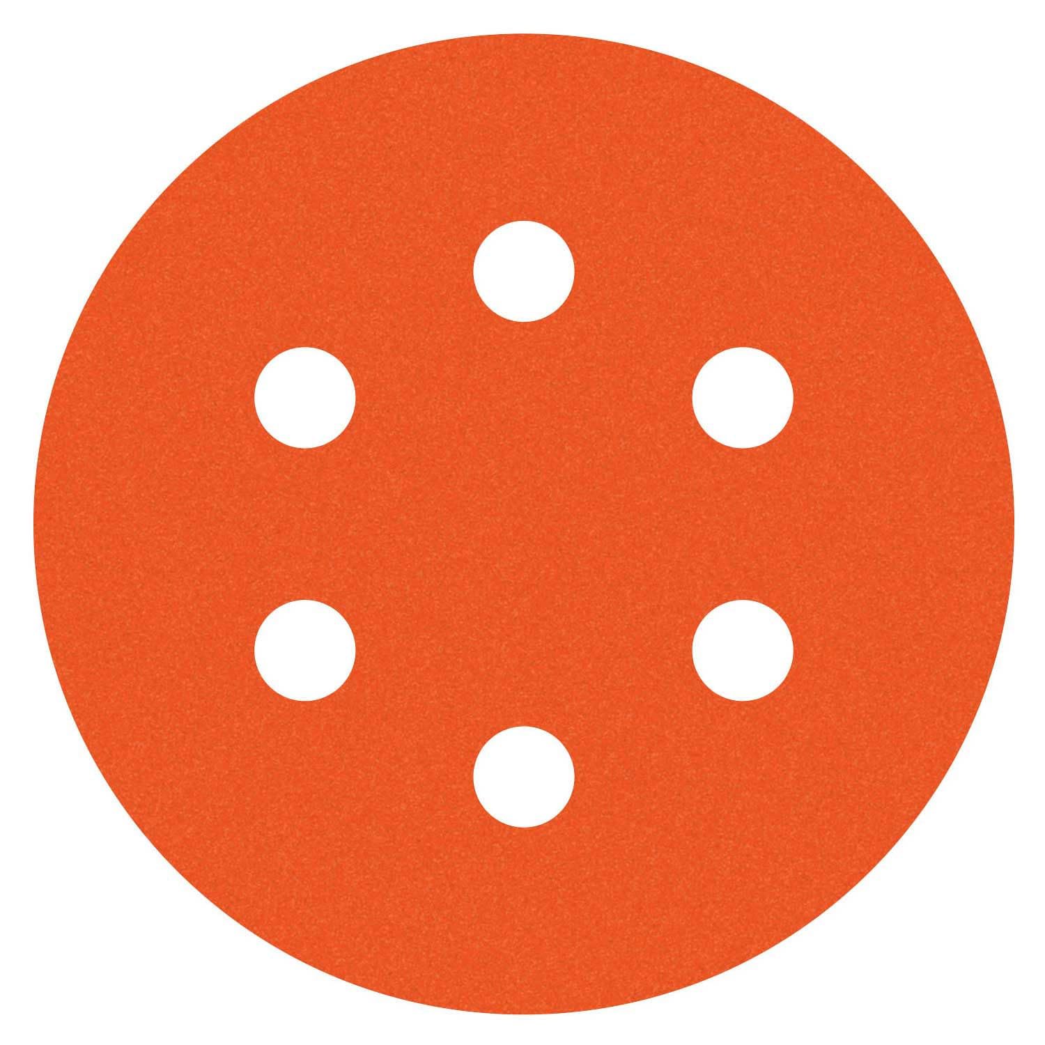 : 3" 100 Grit Dynacut Extreme Orange Film Vac Hook Face Disc by Dynabrade – 3"L x 3"W x 0.01"H, Orange, Model 79853