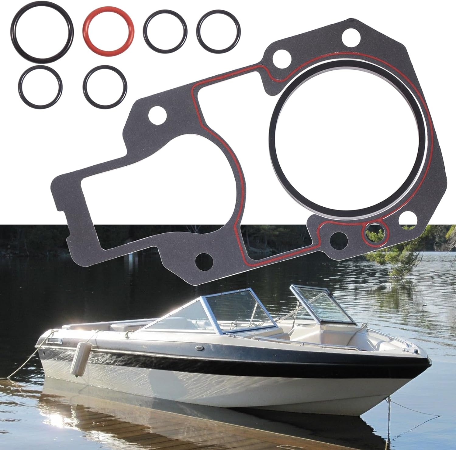 94996Q2 Bell Housing Outdrive Gasket Kit Replaces MerCruiser R MR and Alpha Gen I and II Drives Sierra18-2619