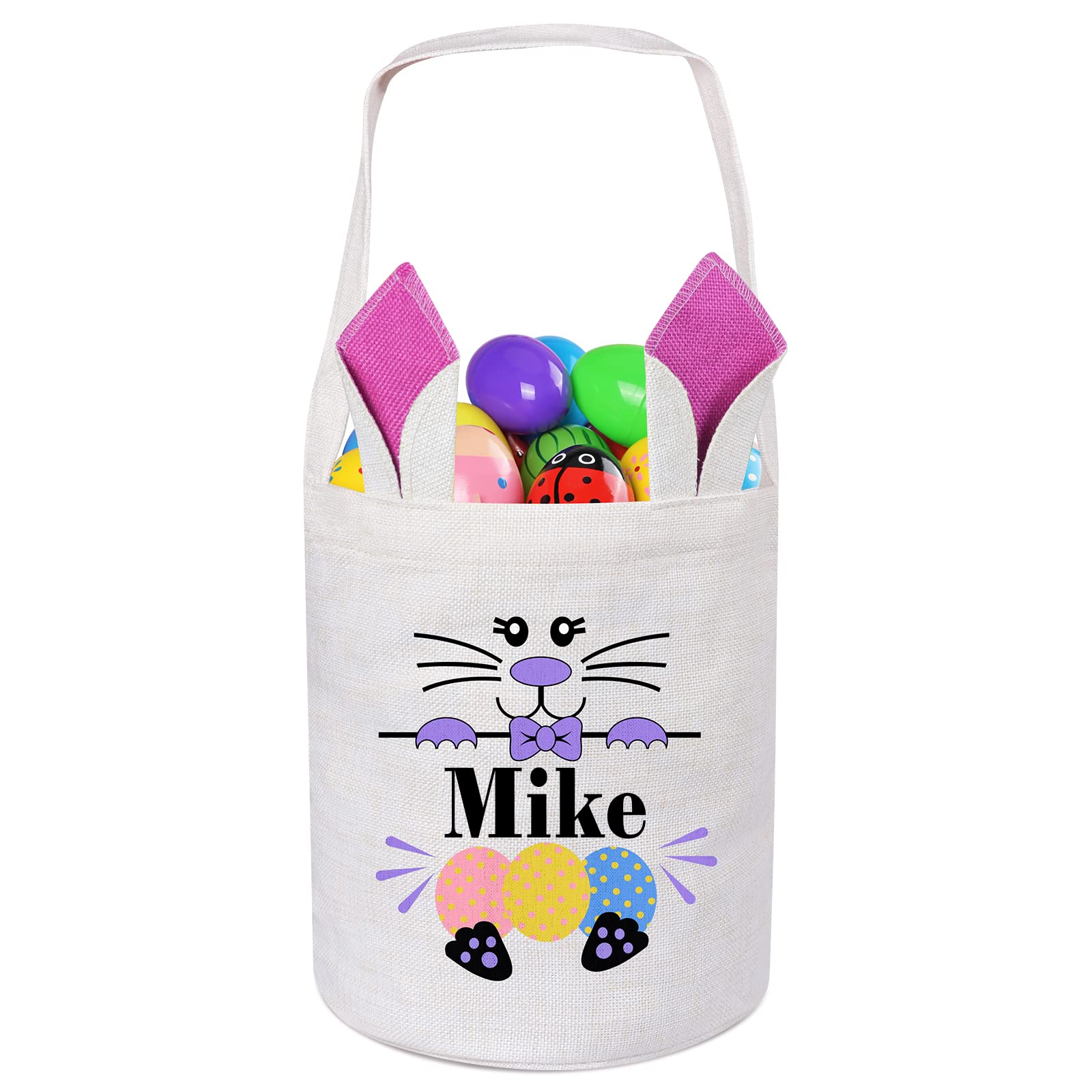 Personalized Easter Basket, Jocidea Customized Easter Baskets Personalized Easter Gifts for Kids Easter Basket Toys for Girls Easter Toys - Easter