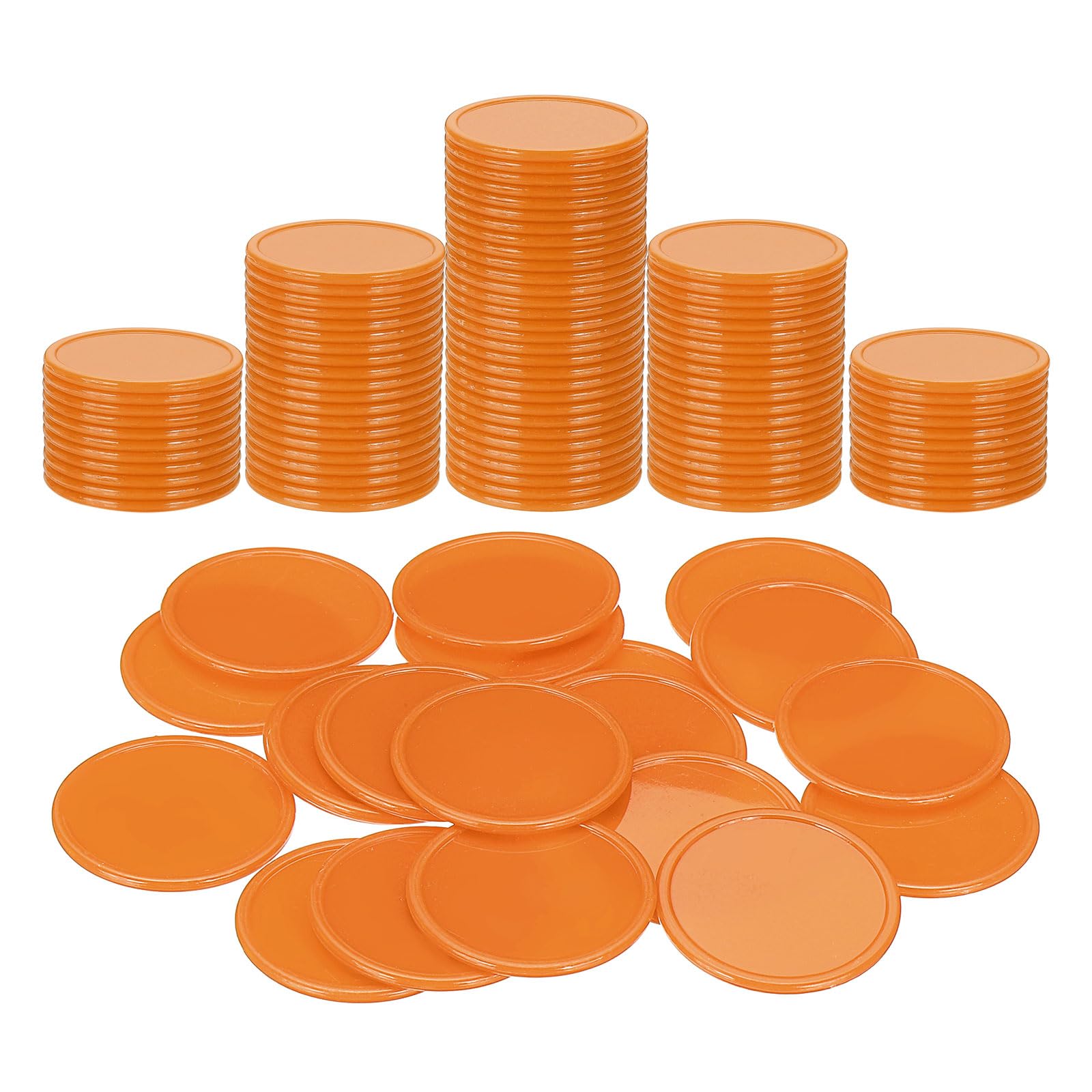 Muiltvoe Plastic Poker Chips, Learning Counters Counting Counters Disk Marker Opaque Game Token for Game Play Math Counting