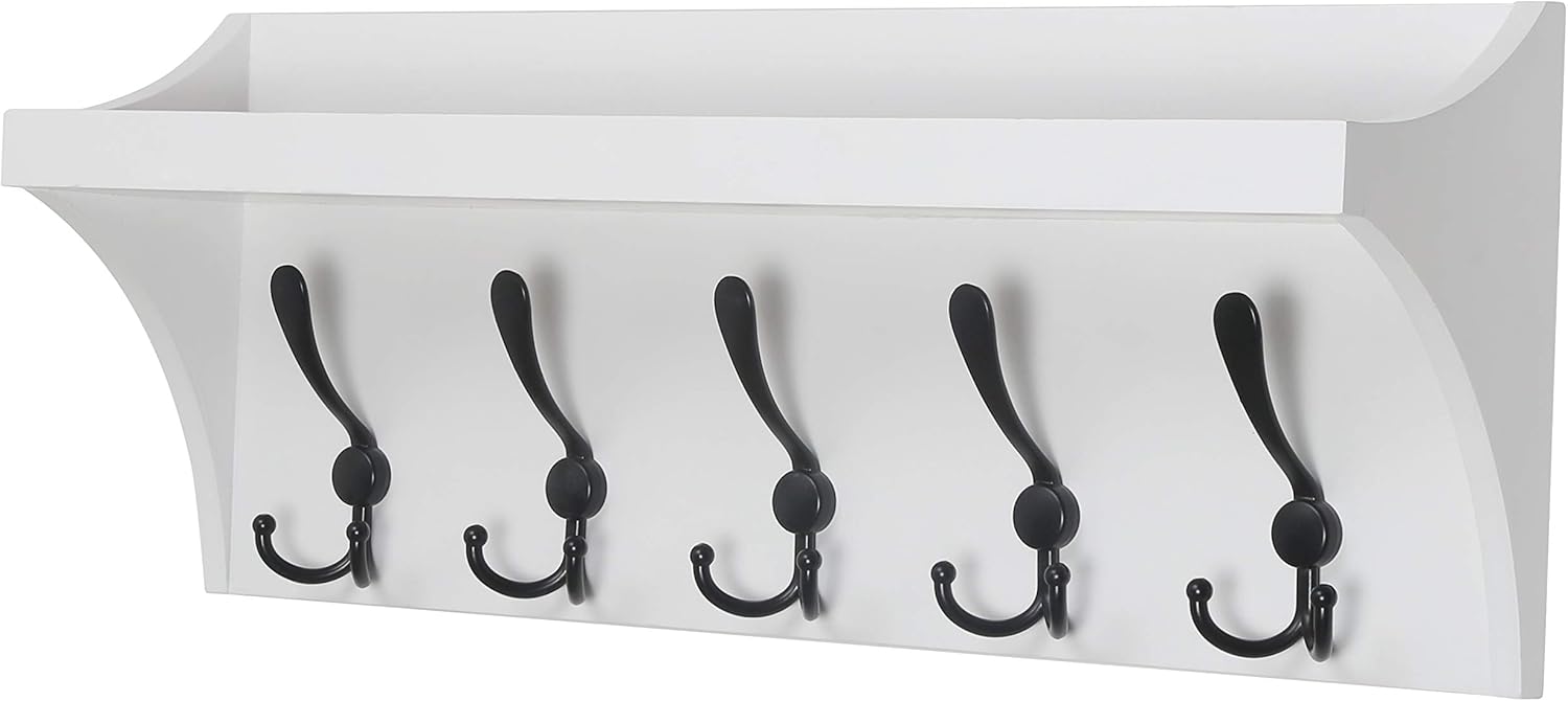 Dseap Wall Shelf with Tri Hooks 24” Heavy Duty France Ubuy