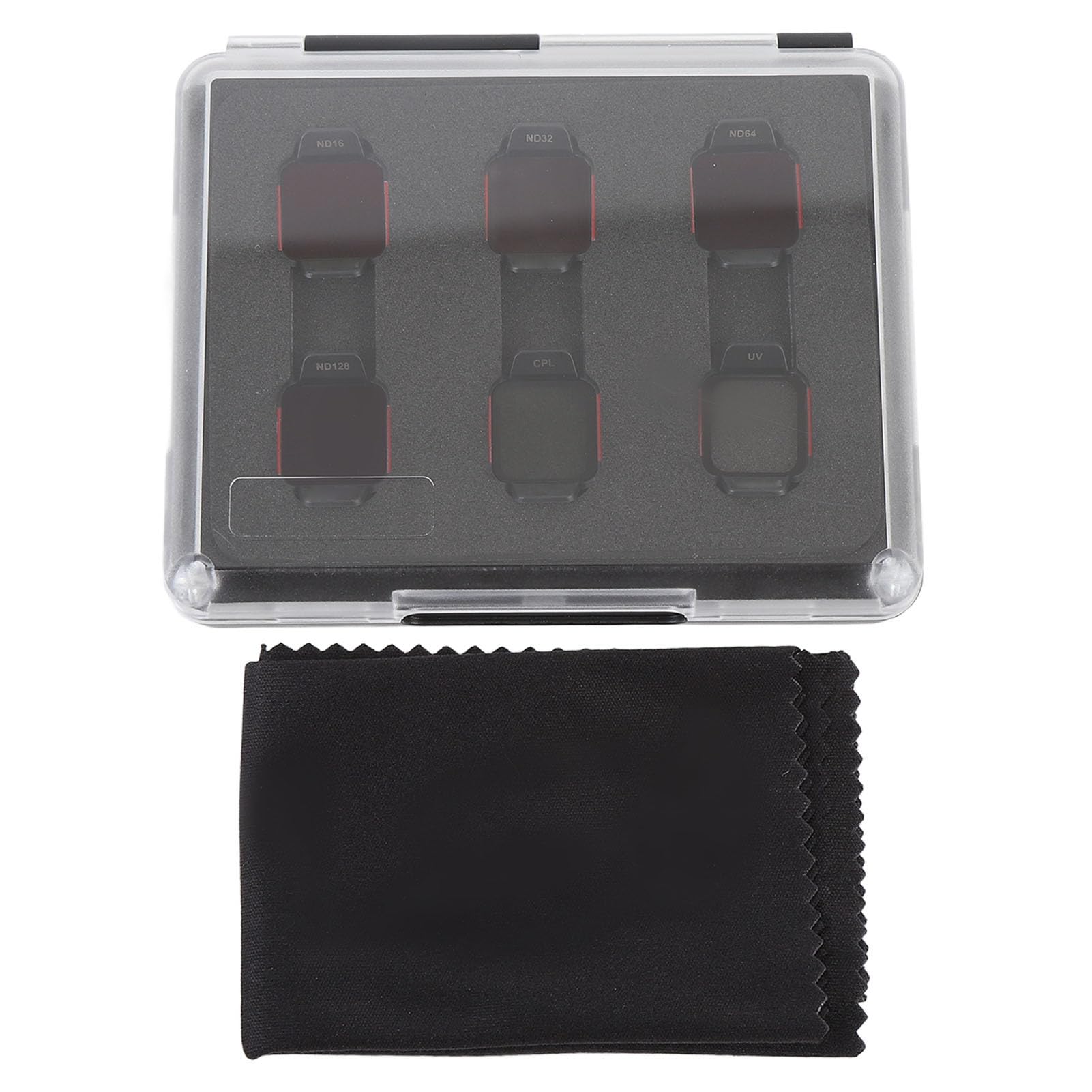 Tbest Set di Filtri per Lenti per Drone 6 in 1 Flip in Vetro Ottico CPL ND32 ND64 ND16 ND128 Filtri Protettivi con Scatola di Immagazzinaggio Fotografia
