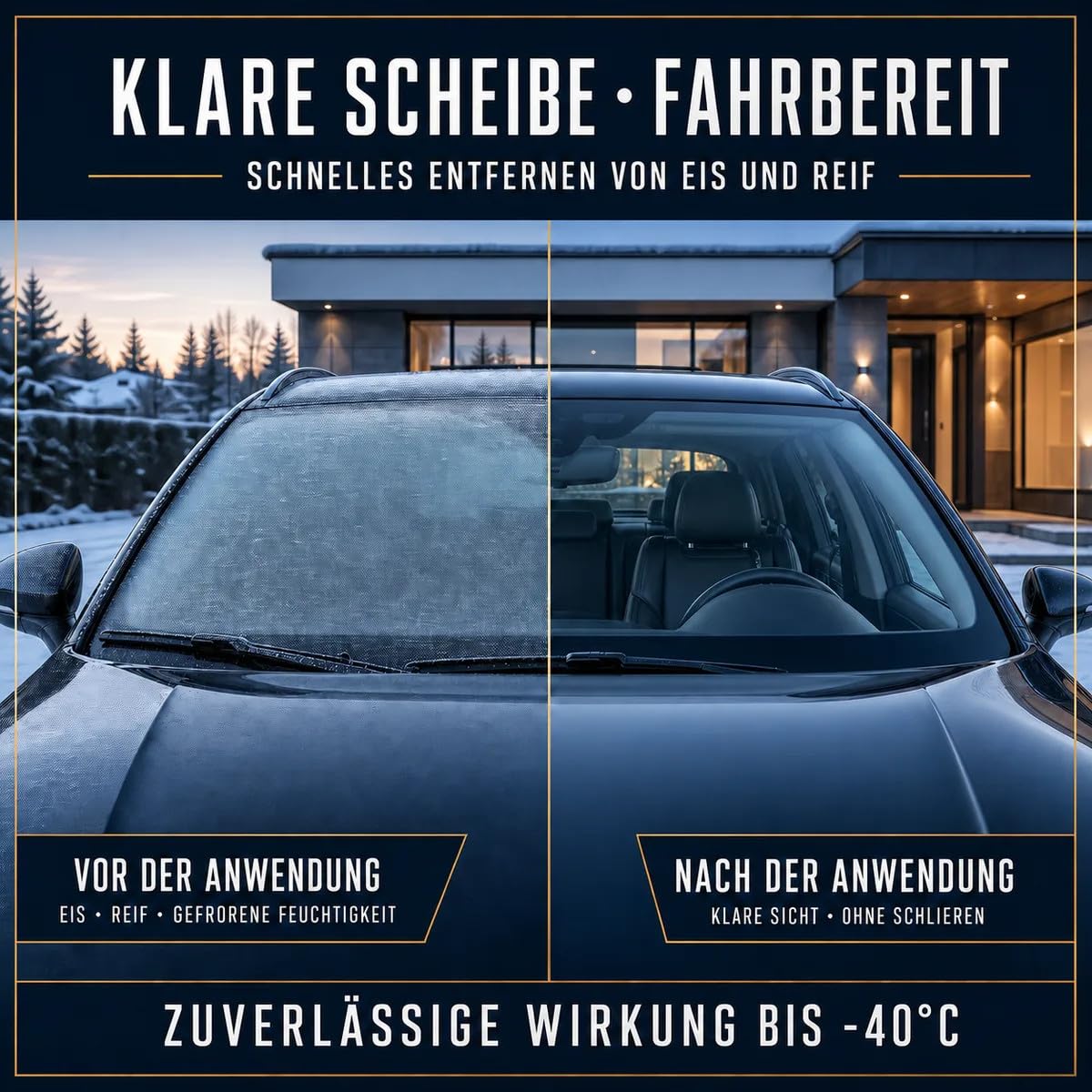 Scheibenenteiser -40°C 5 L – schnelle Enteisung, materialschonend