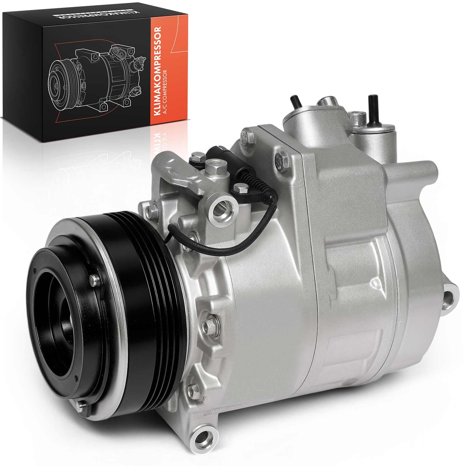 Frankberg Compresor de aire acondicionado, a gasolina, 98442 | con embrague; Compatible con: X5 E53