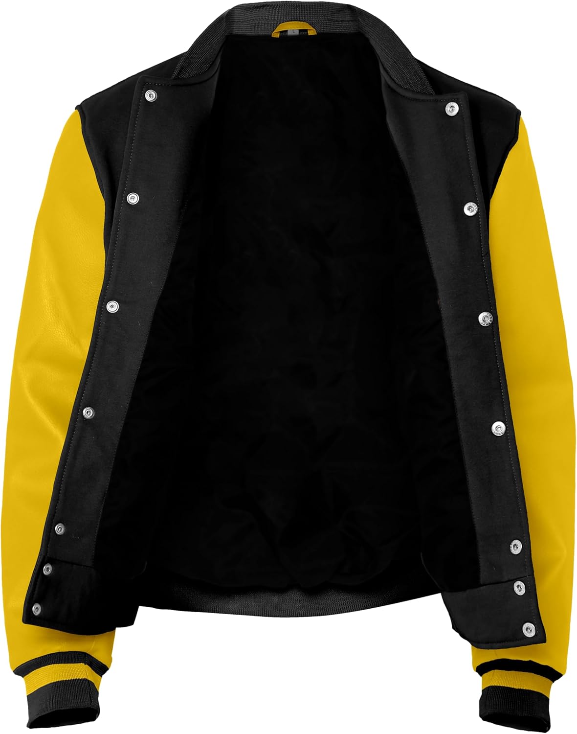 Baseball Wool Letterman Varsity Faux Leather Sleeve For Men | Wool Varsity Bomber Jacket - Image 2