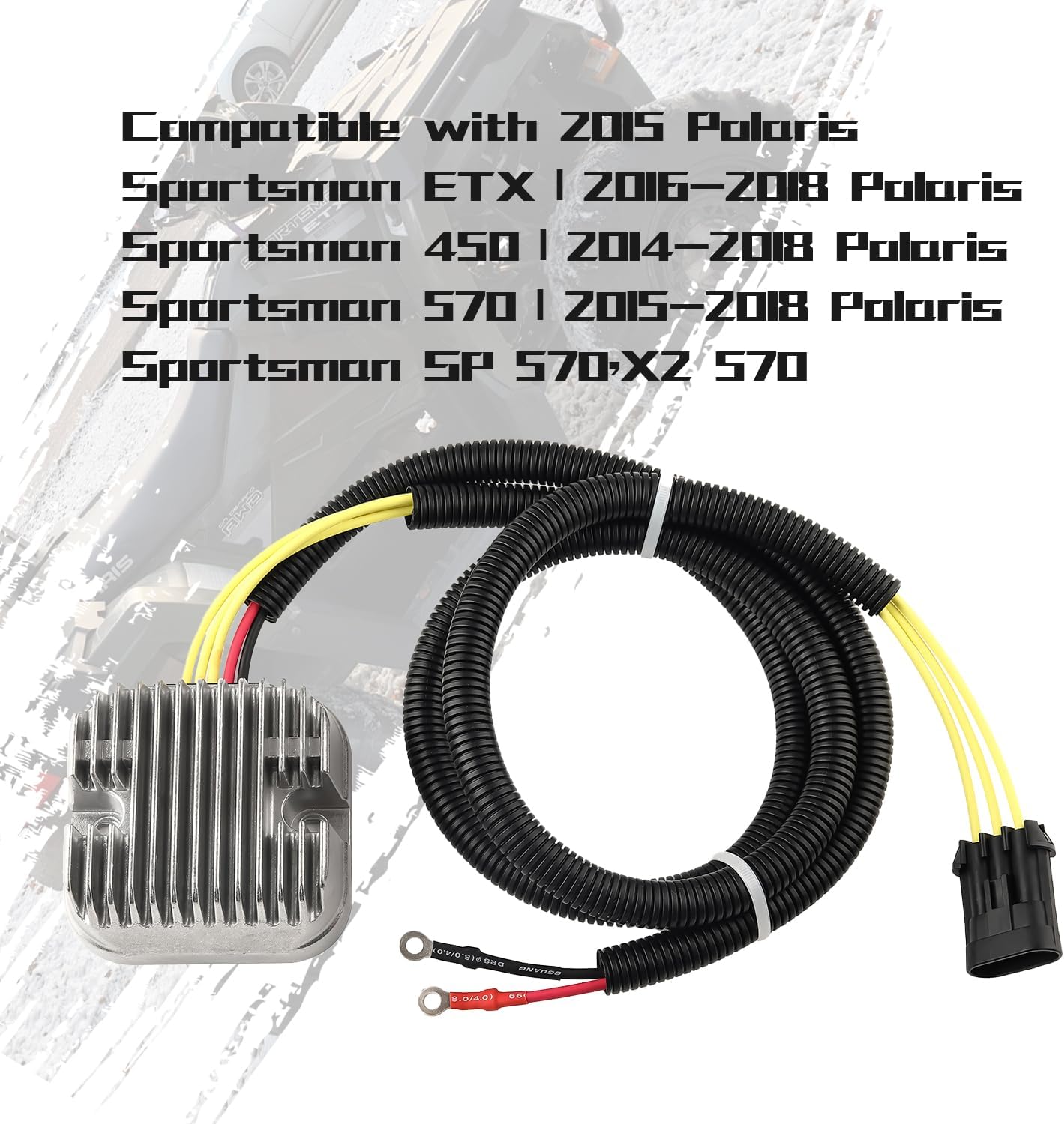 KARSEE 4014543 Voltage Regulator Rectifier Compatible with Polaris Sportsman 450/570/SP 570/X2 570/ETX # 4014543 4015230