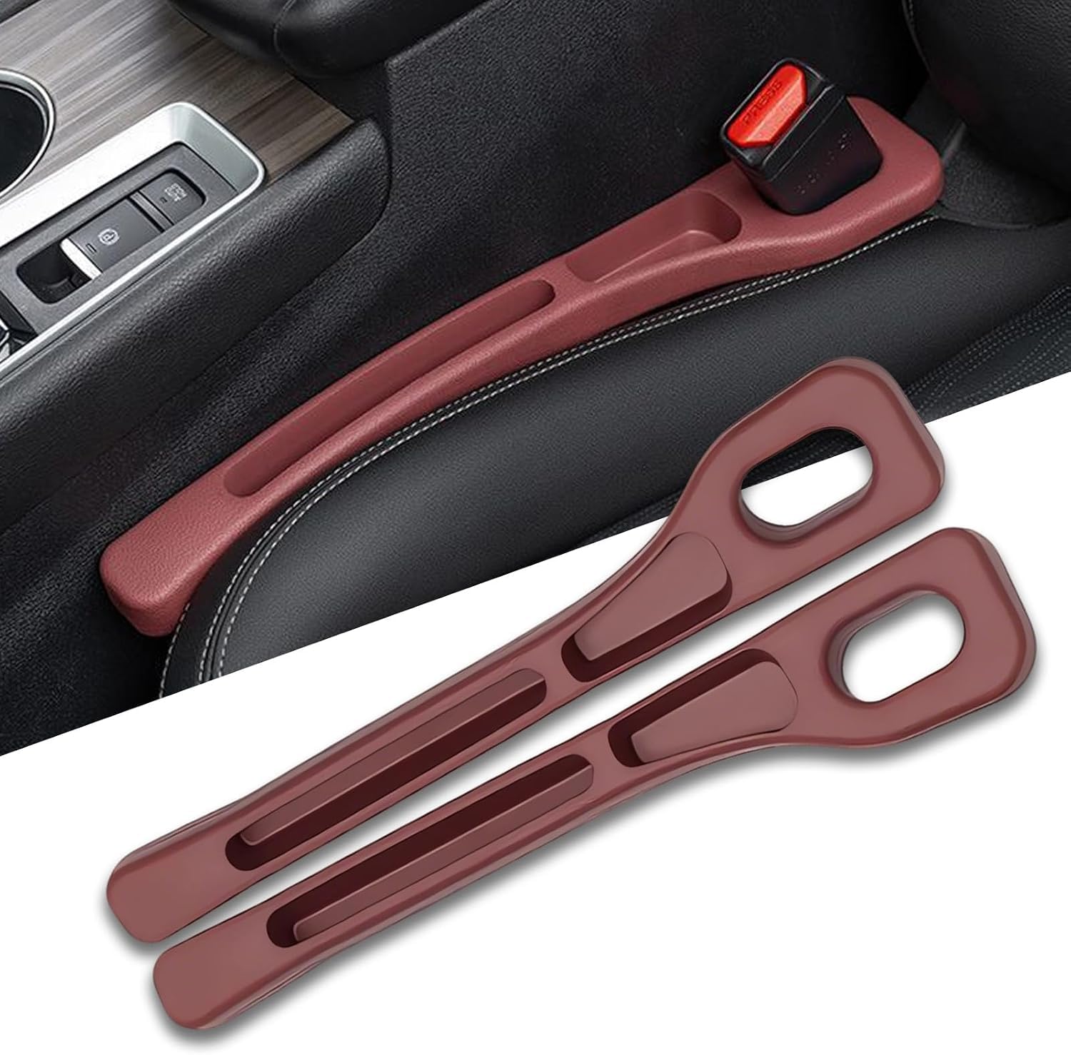 Tryagat Car Seat Gap Filler with Storage for Ford Transit/Tourneo Custom 2023-2024 2025