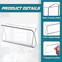 Vista 3 de 2 persianas enrollables para ventana, persianas enrollables con mango para ventanas, accesorios de agarre de dobladillo de plástico para el hogar