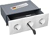 socket safe wall safe with interchangeable 3 socket dummy for safe camouflage special lock innovative stainless steel safe perfect hiding place german development