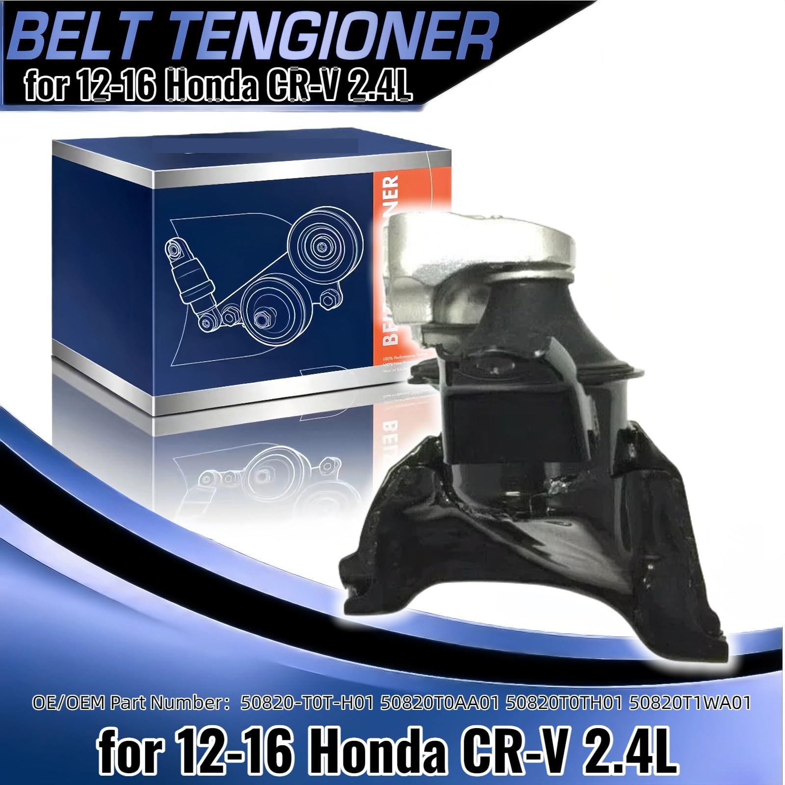 Pasuje do Honda CR-V 2.4L 12-16 50820-T0T-H01 50820T0AA01 50820T0TH01 50820T1WA01 Hydrauliczne przednie mocowanie silnika Zestaw mocowań silnika