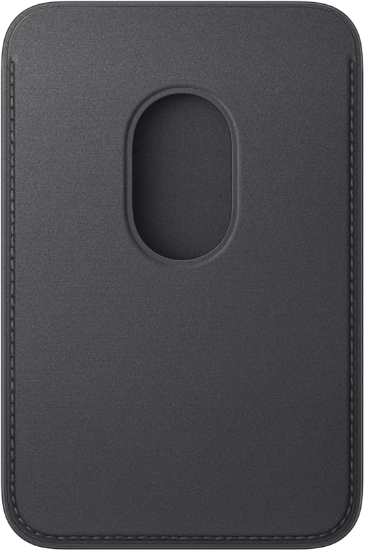 Apple iPhone MagSafe Fabric Pénztárca Fekete - Black