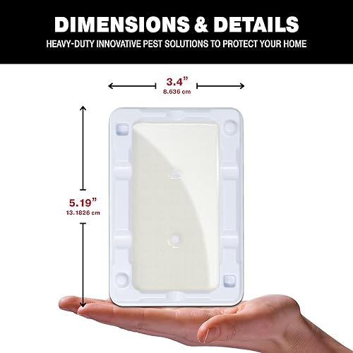 Miniatura 10 de Catchmaster - Trampas de pegamento para ratones e insectos, bandejas precebadas, listas para usar en interiores. Adhesivo adhesivo para roedores de