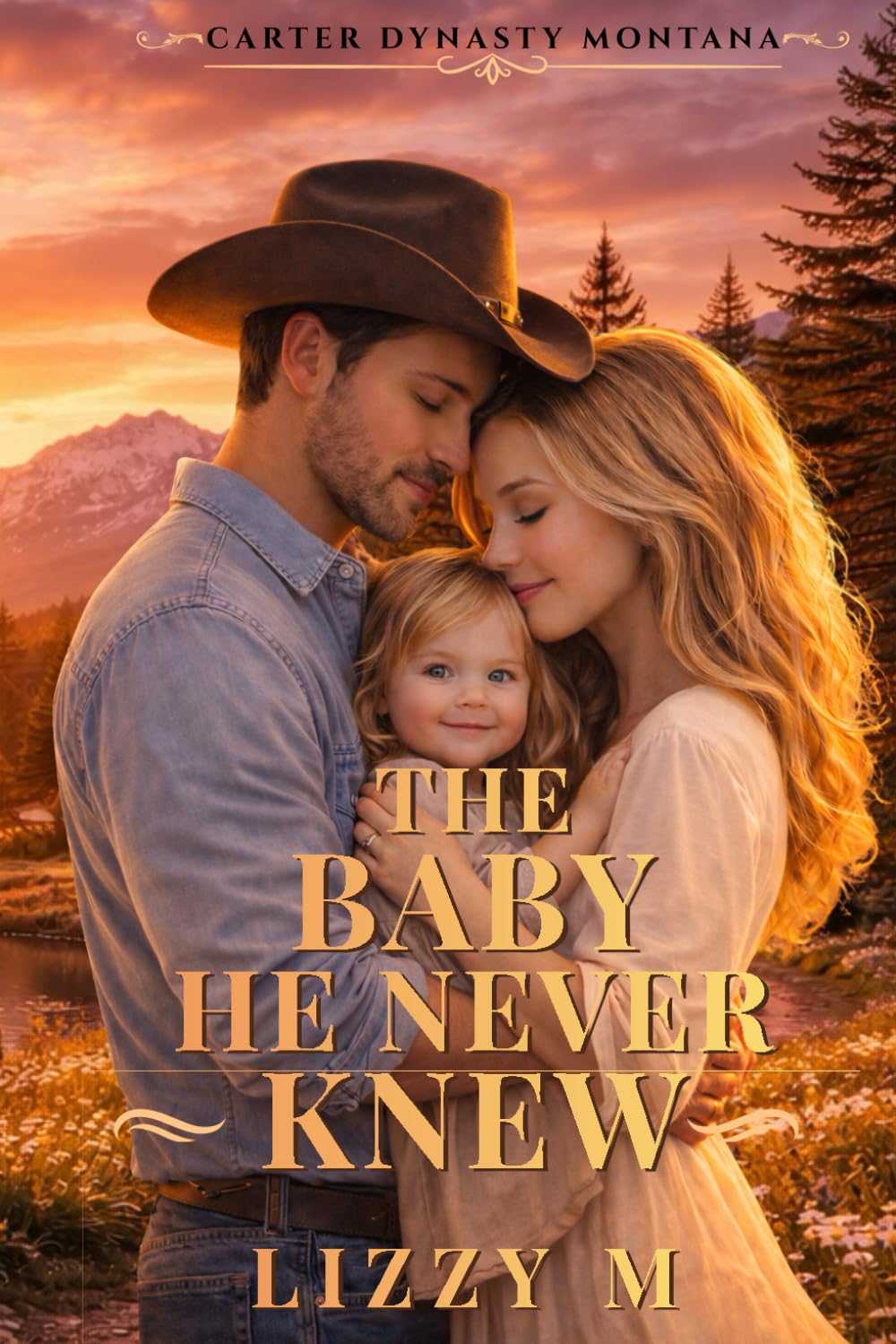 The Baby He Never Knew: A Clean Small-Town Cowboy Romance (Carter Dynasty Montana)