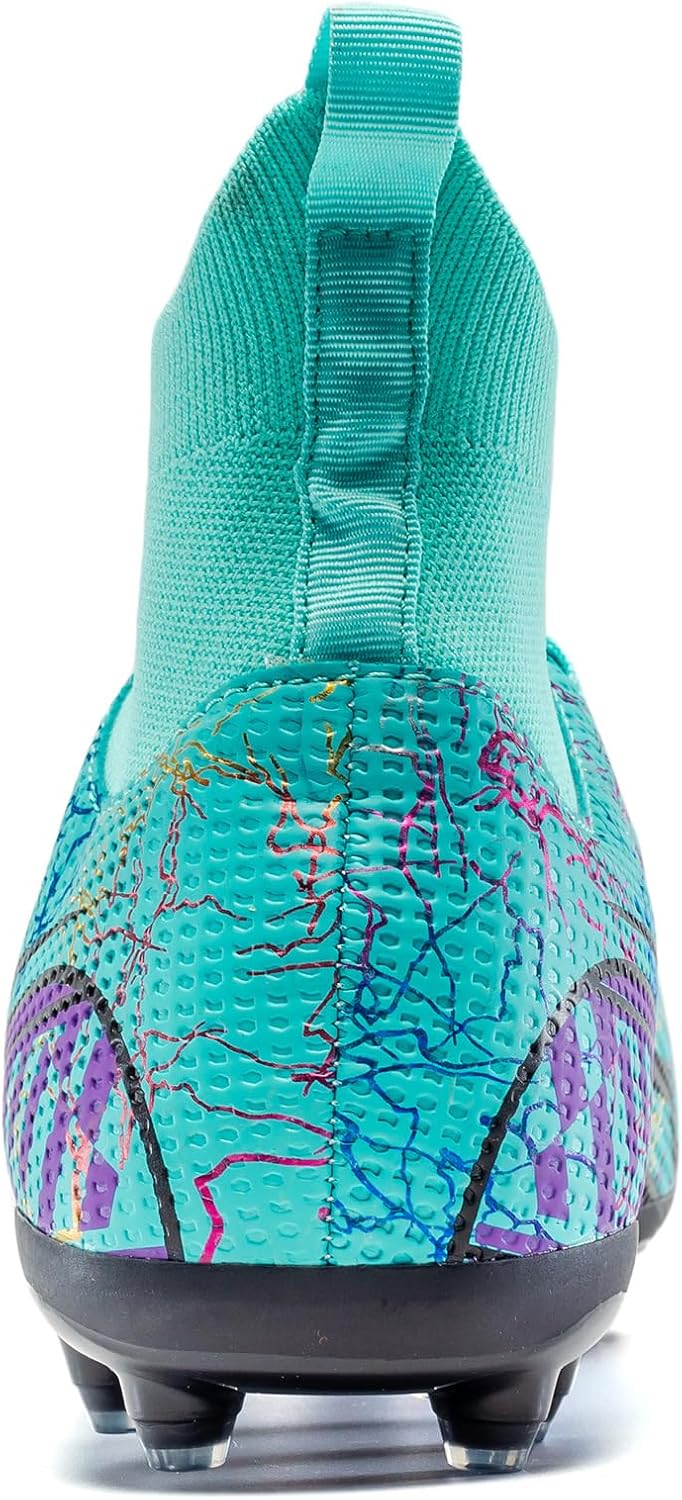 Soccer Cleats Mens Youth Turf Soccer Shoes High Tops Football Cleats Professional Athletic AG Training Football Boots Unisex - Image 7