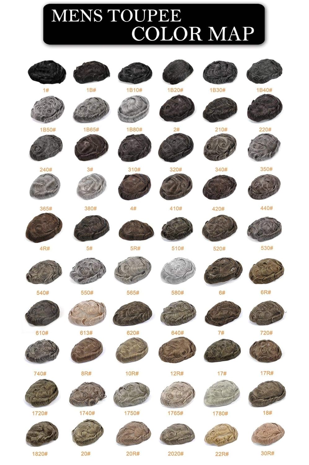 "Bond Base" Custom Customized Men Human Hair System Replacement Toupee Hairpiece Installation Wig Prosthesis for Hair Loss Alopecia(#1B10 Natural Black Brown Color with 10% White Grey Gray Hair)