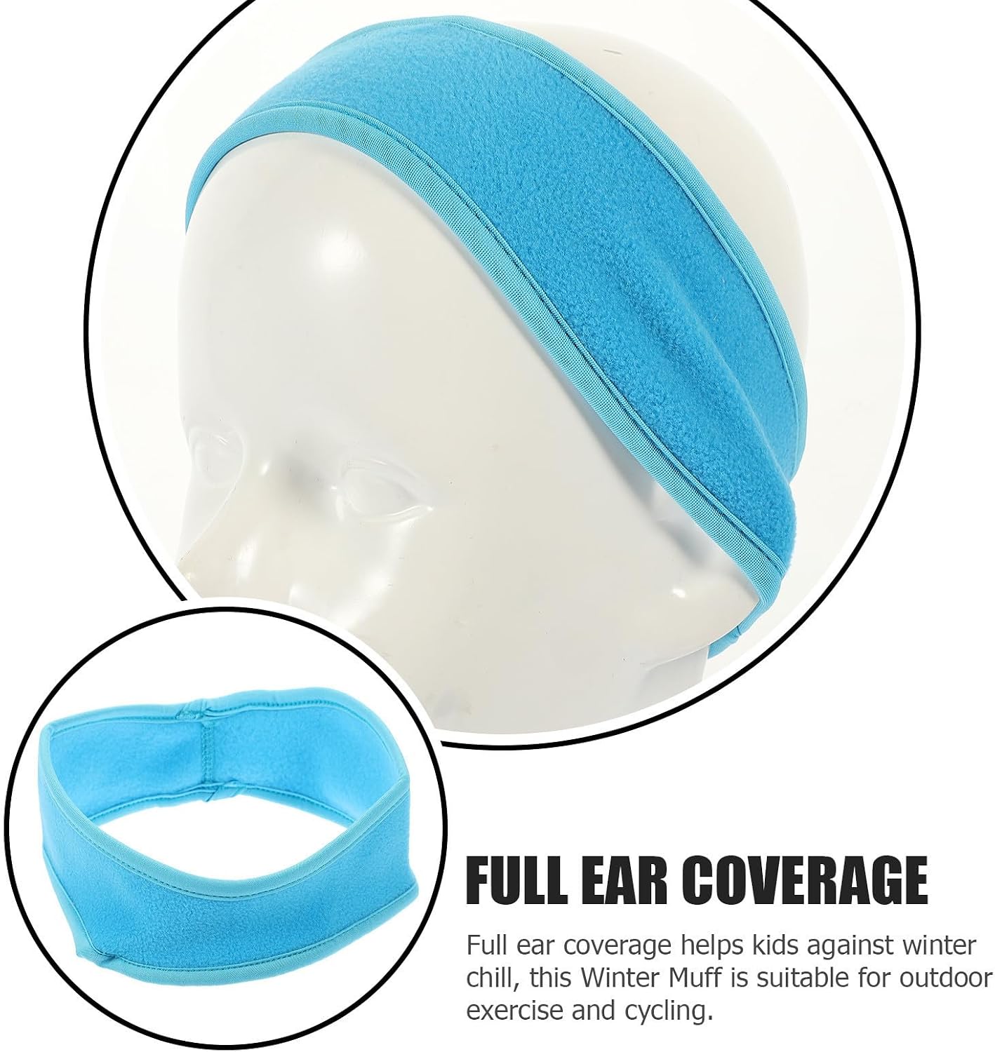 2pcs Windproof Headbands for Outdoor Cycling and Winter Travel, Elastic Breathable Polyester Sports Hairbands with Warmth and Good Air Permeability, Comfortable and Versatile