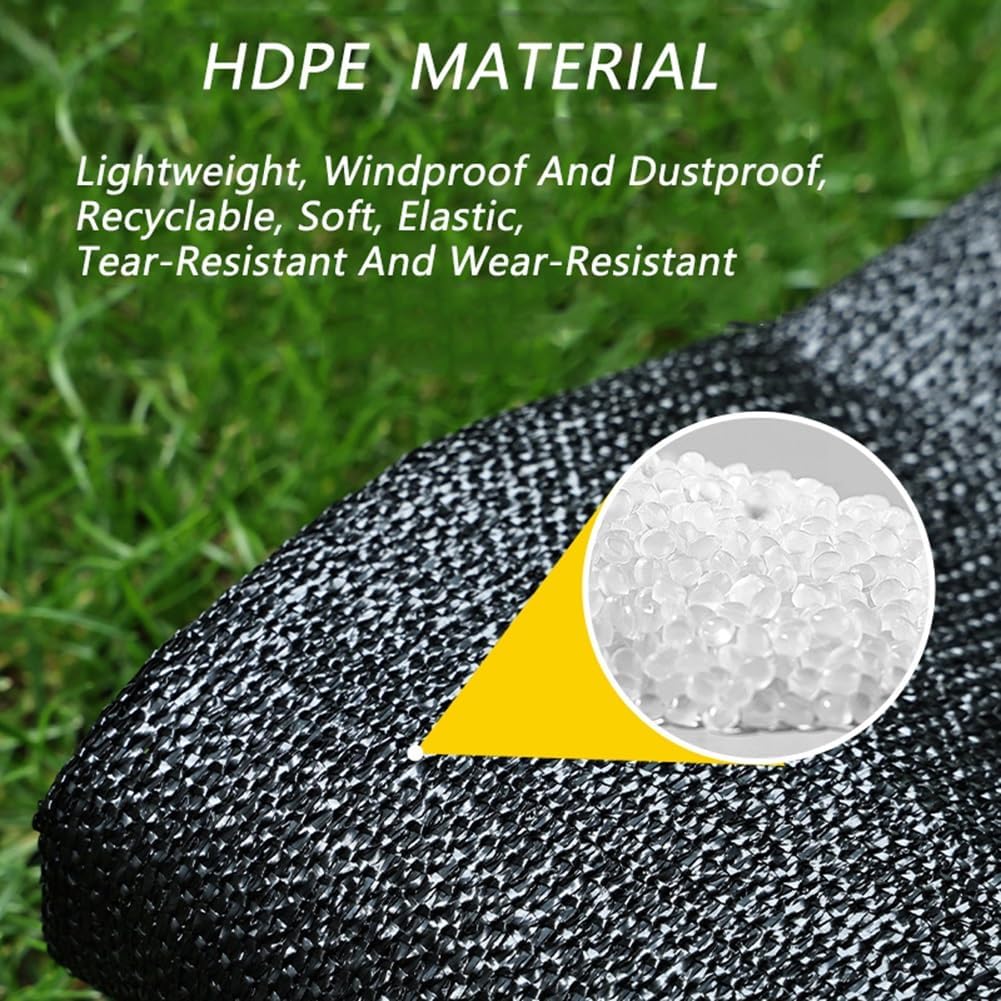 Premium UV Resistant Shade Cloth - Durable Mesh Tarp for Garden, Greenhouse, Gazebo, Backyard, Chicken Coop - Air Permeable Privacy Screen (2x2m)