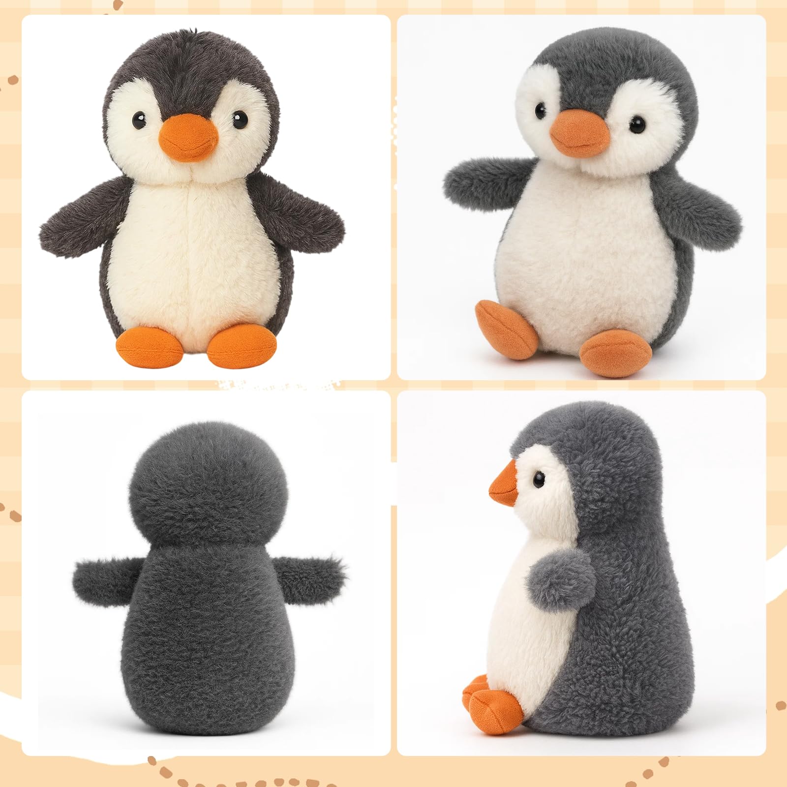 Penguin Plush, Penguin, Soft Plush Toy for Cuddling and Decor for Kids and Collectors Home and Travel Companion - Image 4