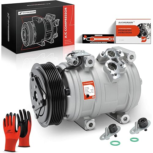 A-Premium Air Conditioner AC Compressor with Clutch Compatible with Toyota Sienna 3.3L 2004-2006