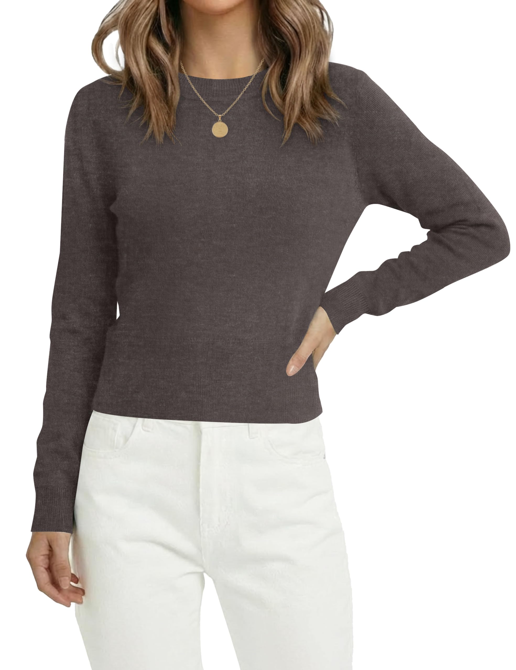 LaGracia Women Long Sleeve Crop Sweaters