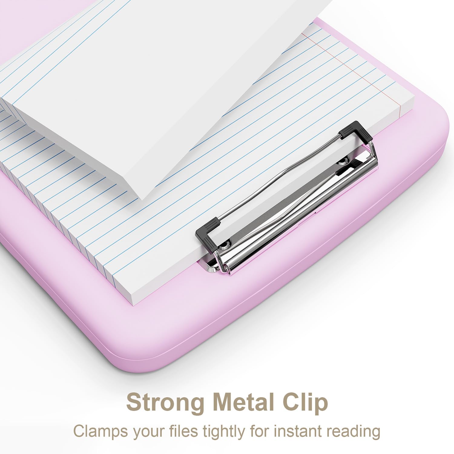 Piasoenc Clipboard with Storage, 8.5x11" Storage Clipboards with Pen Holder and A4 Legal Paper Folder, Heavy Duty Plastic - Image 4