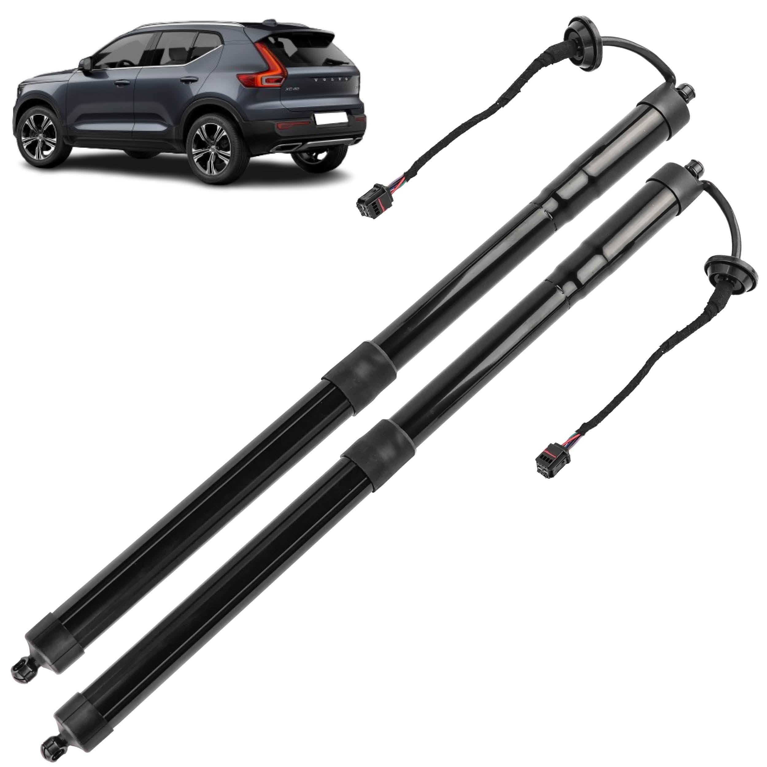 2 amortiguadores maletero compatibles para Volvo XC40 (536) (desde 2018) AMORTIGUADORES ELÉCTRICOS. 32296296, 32296297