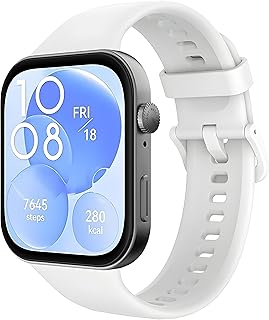 سوار سيليكون من Next Store متوافق مع ساعة هواوي فيت 3، سوار رياضي بديل من السيليكون الناعم جيد التهوية للنساء والرجال، سوار رياضي مقاوم للماء.