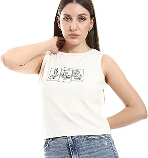 Red Cotton,Women's Cotton Crop Top, Comfortable & Stylish