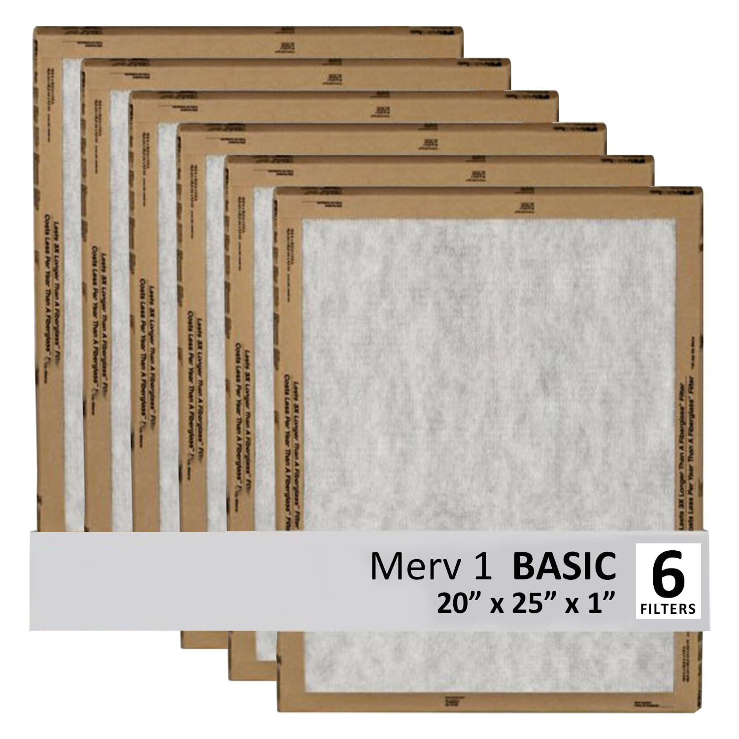 Filtrete MERV 1 6-Pack
