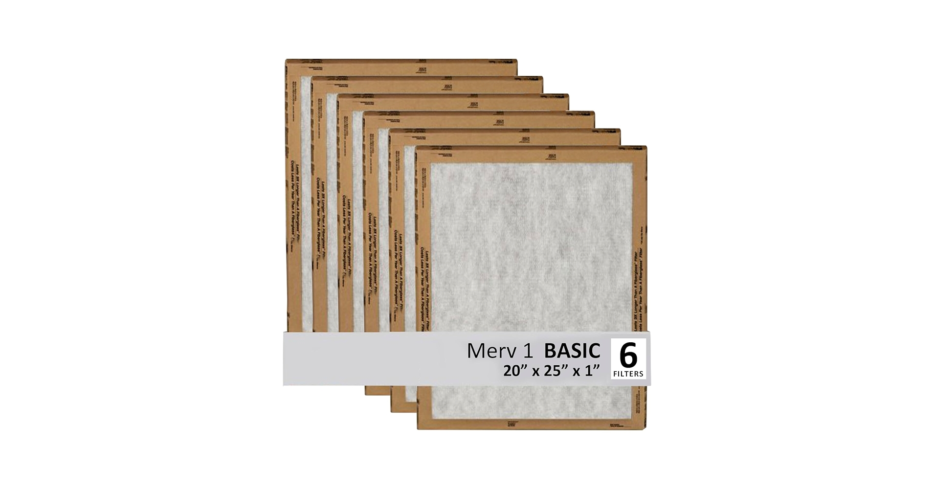 Y☆K  Filtrete 20-in W x 25-in L x 1-in MERV 1 Basic Flat Air