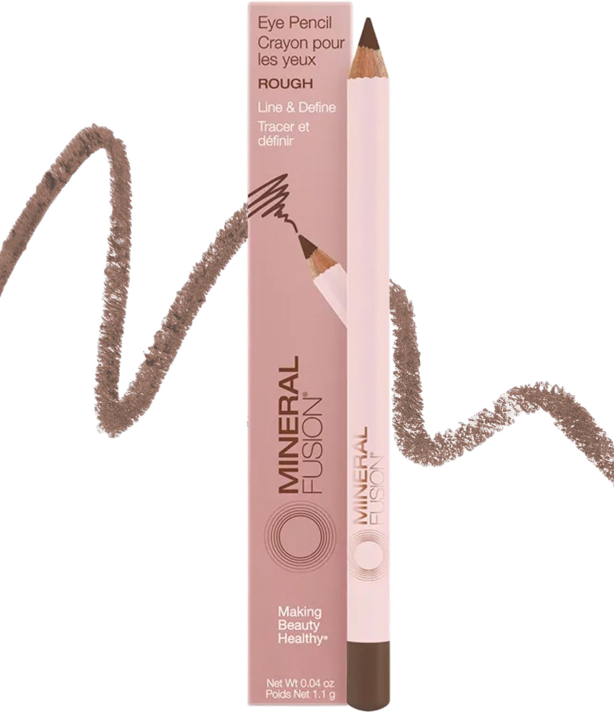 Eye Pencil, Rough Light Brown, Talc Free Eyeliner, 0.04 oz