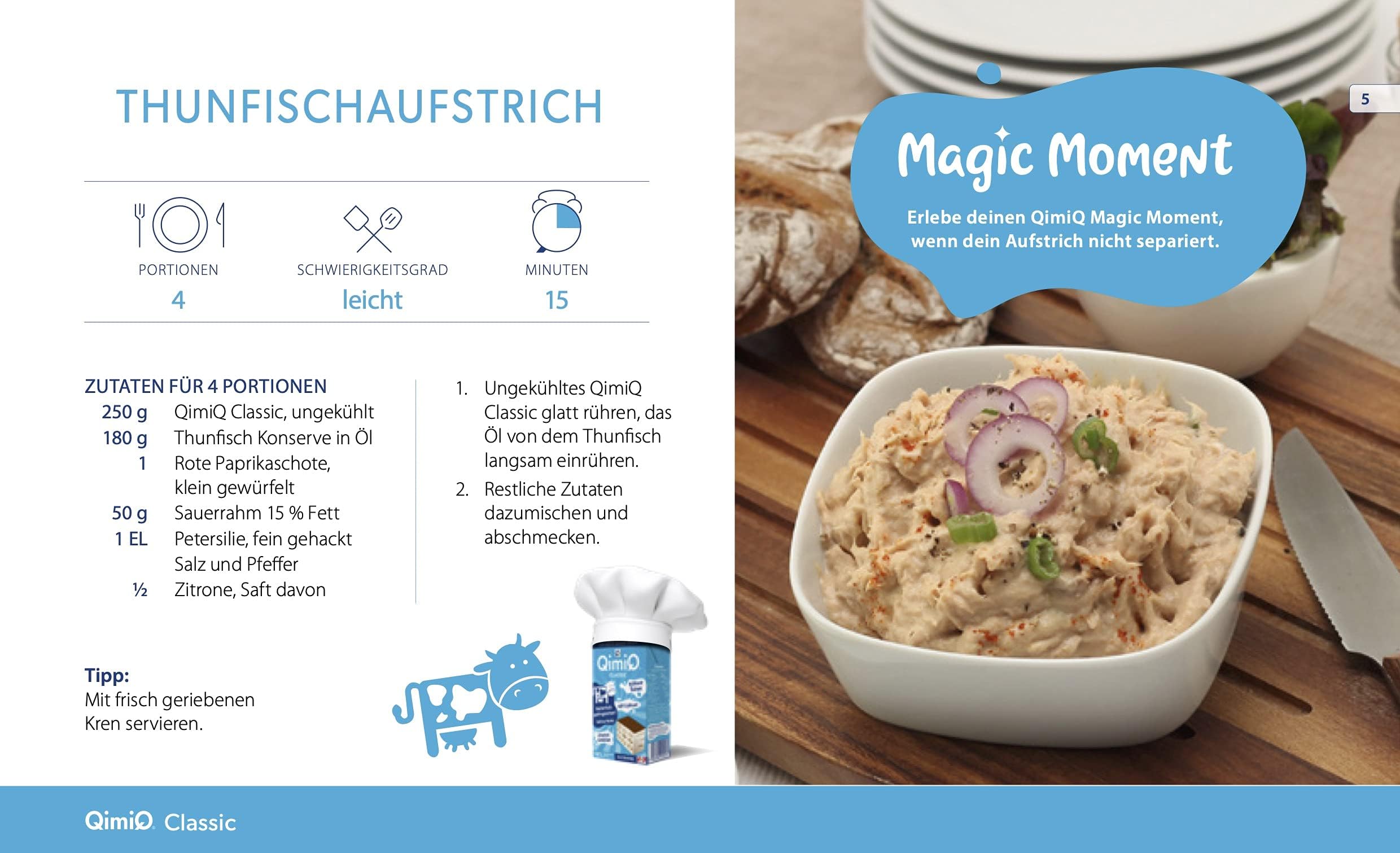 QimiQ Classic natürliches Sahneprodukt Natur 3x250g