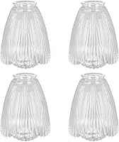 Vista 13 de Aspen Creative 23030-4 Pantalla de Vidrio para Ventilador de Techo Transicional de Alabastro en Forma de Campana con Accesorio de 2-1/8", 4-3/4