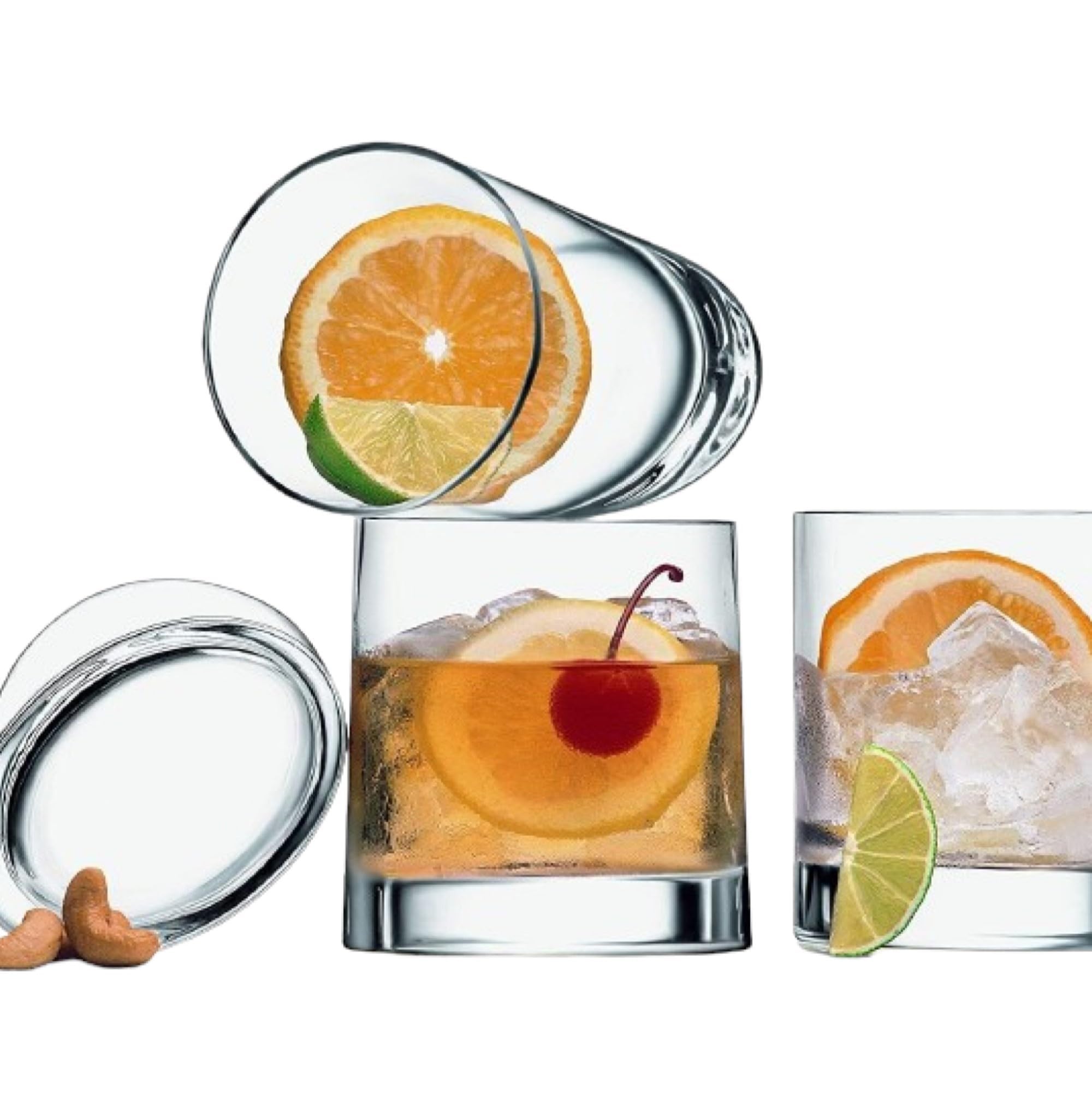 Veronese 34.5 cl High-Tech Crystal Glass Giftbox, Pack of 6, Clear