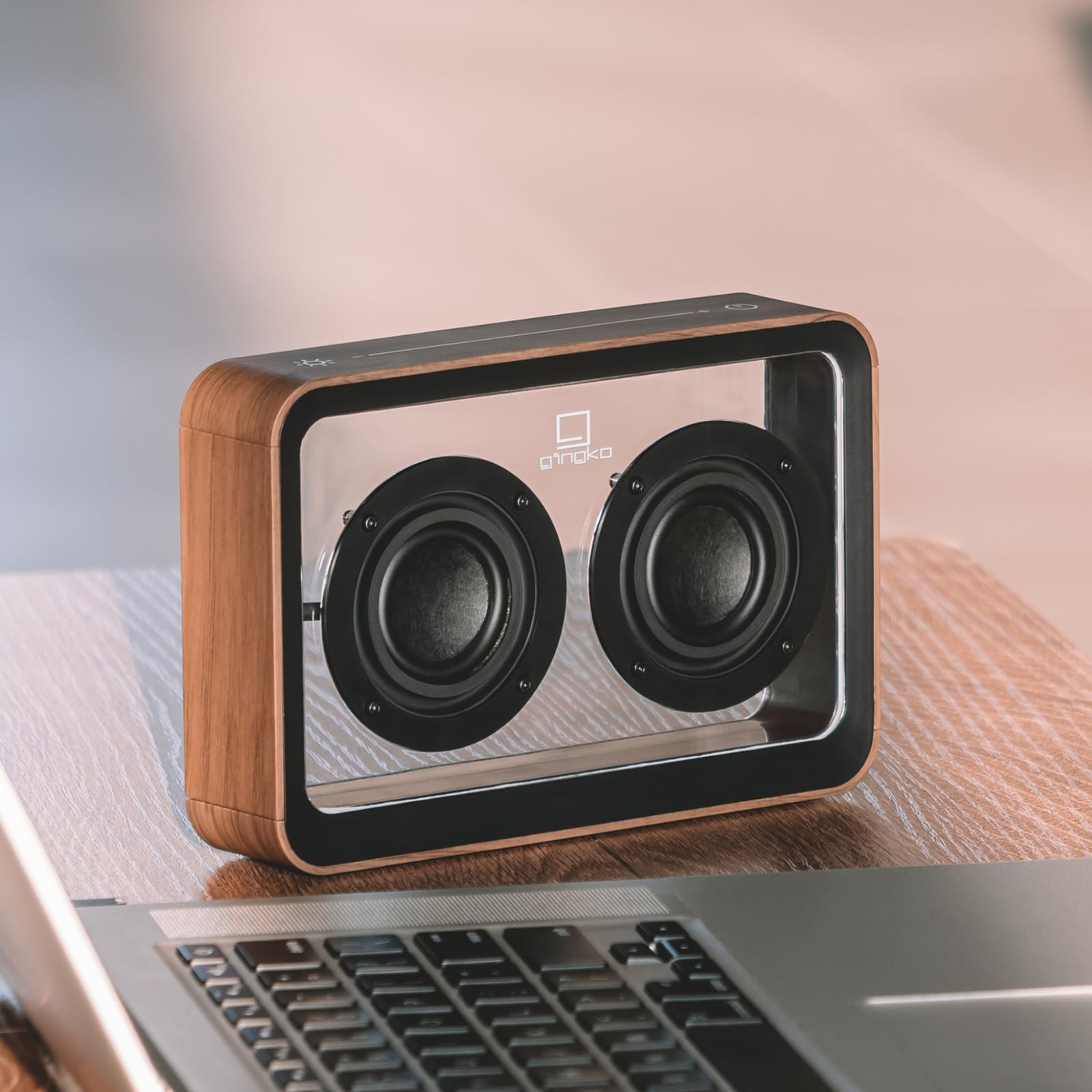 Gingko Haut-Parleur Bluetooth Transparent Mage
