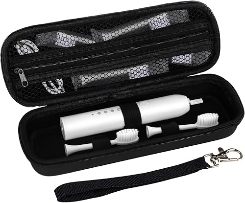 Hooqict Estuche de viaje para cepillo de dientes eléctrico para Oral-B Pro 1000, 2000, 3000, 3500, 1500 con bolsillo de malla para accesorios, bolsa