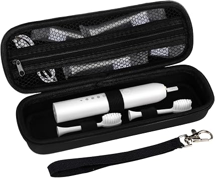 Hooqict Electric Toothbrush Travel Case for Oral-B Pro 1000, 2000, 3000, 3500, 1500 Travel Toothbrush Case Holder with Mesh Pocket Cover Protection, Protective Storage Bag Toothbrush Carrier