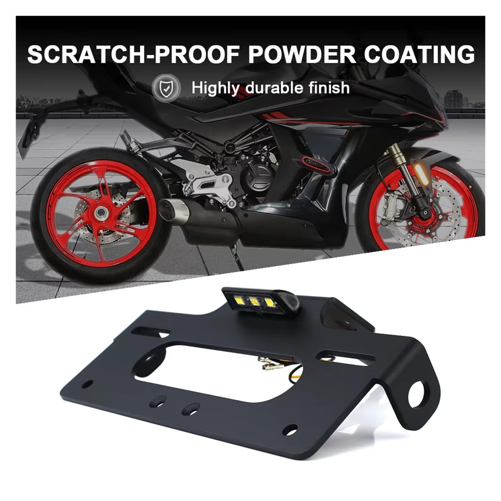 Moto Supporto Targa Staffa Porta Targa Moto Per CFMOTO 450SR 2022-2024 2025 450SS 2022-2025 450NK Tail Tidy