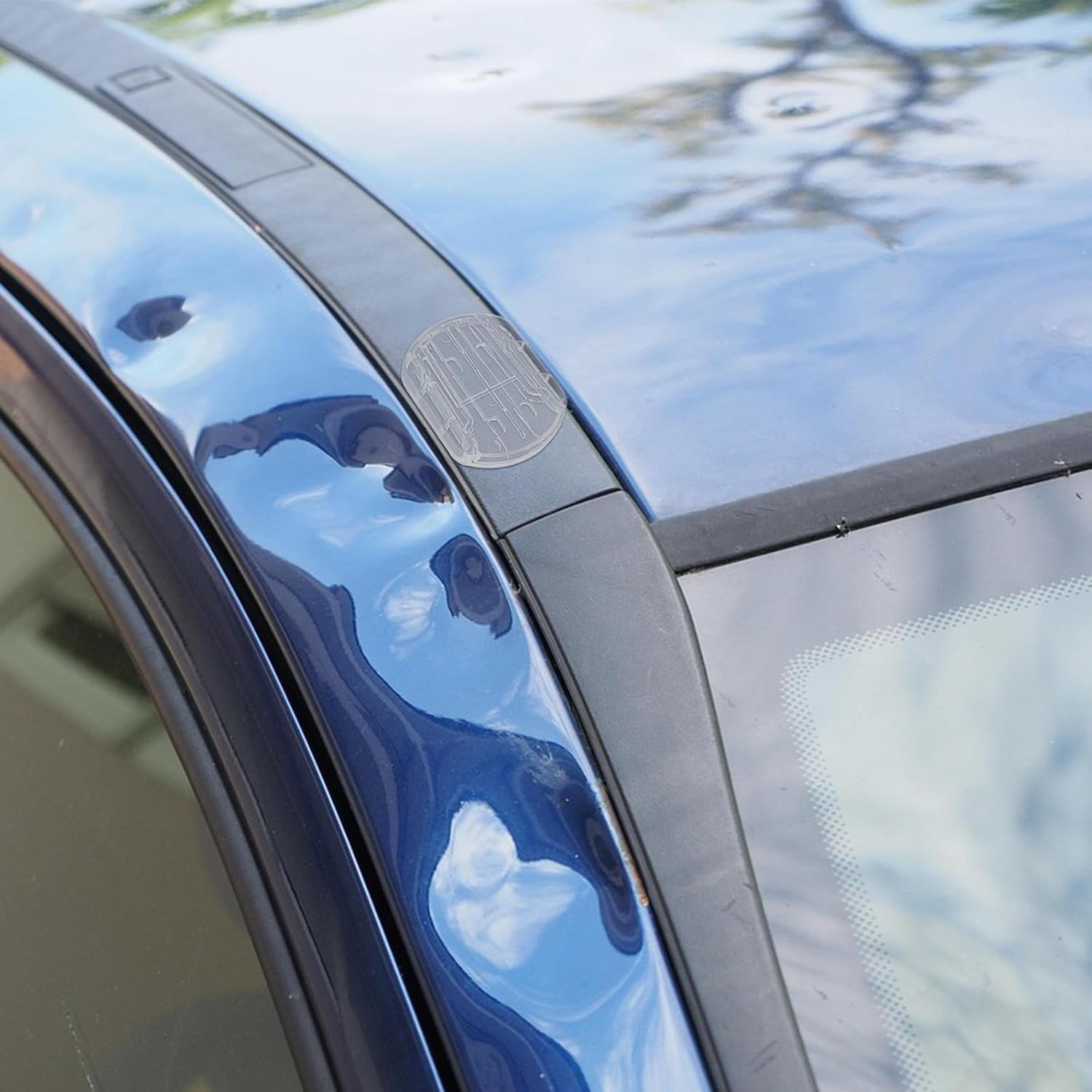 4pcs Transparent Vehicle Roof Decoration Base - Adhesive Automotive Exterior Doll Bracket - Car Roof Figurine Mount For Party And Holiday Decor