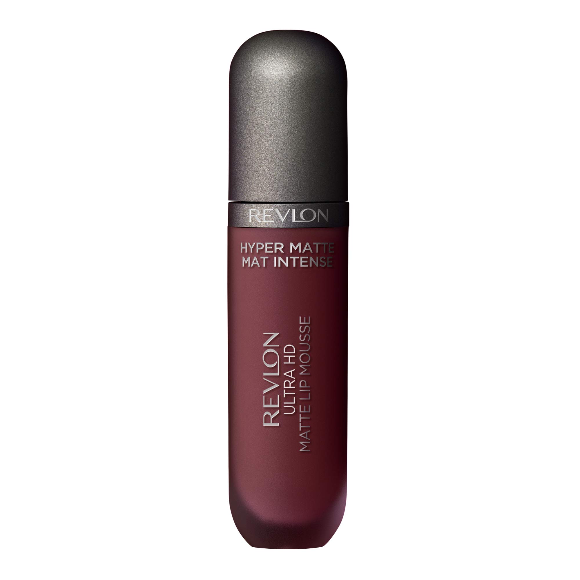 REVLONUltra HD Lip Mousse Hyper Matte, Longwearing Creamy Liquid Lipstick in Nude/Brown, Dusk (865), 0.2 oz