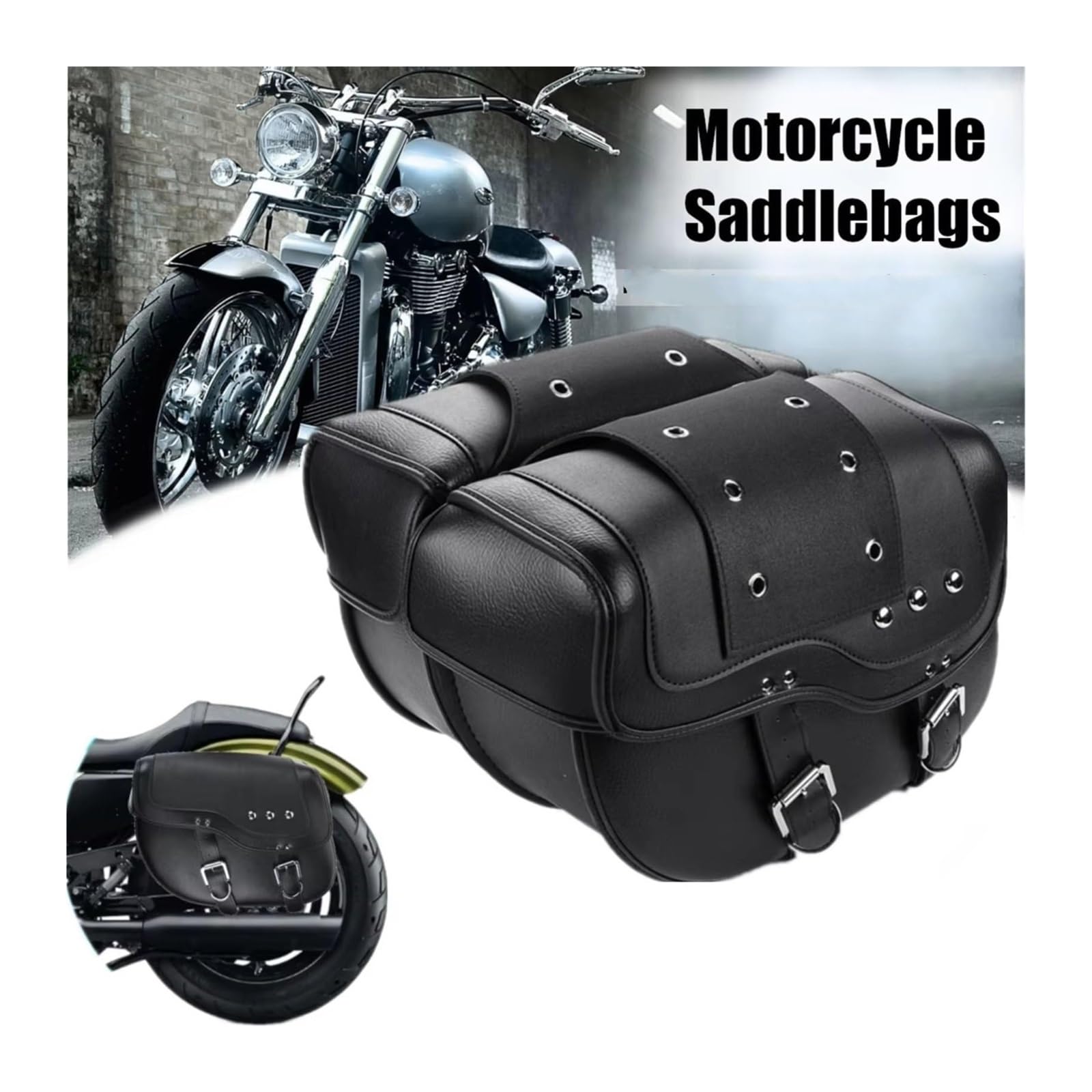 Per Moto Per Suzuki Borsa Laterale Universale In PU Per Bagagli Attrezzi Per Moto Riparazione Impermeabile, Compatibile Con Borsa Laterale