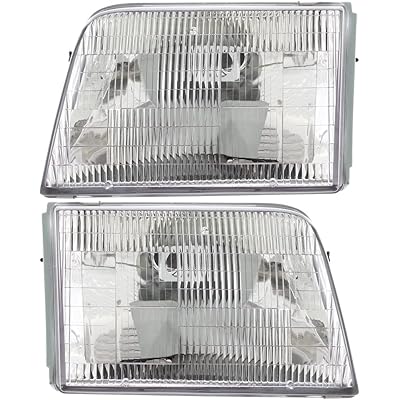 F&uuml;r Ford Ranger Scheinwerfer Lampen Set 1993 1994 1995 1996 1997 Halogen Fahrer und Beifahrerseite