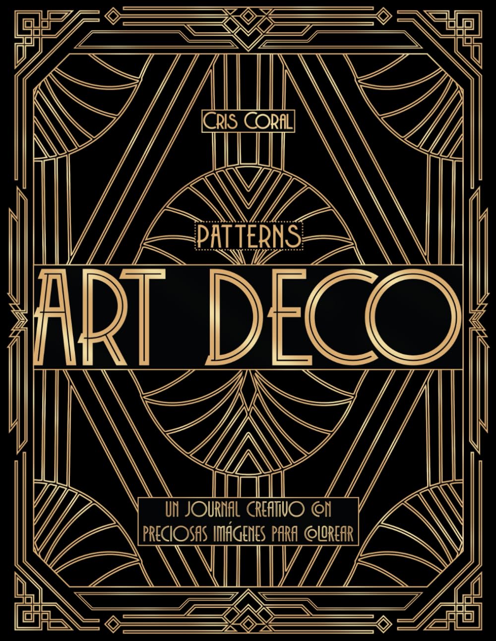 Cahier de coloriage Art Deco et journal intime pour vos moments de détente