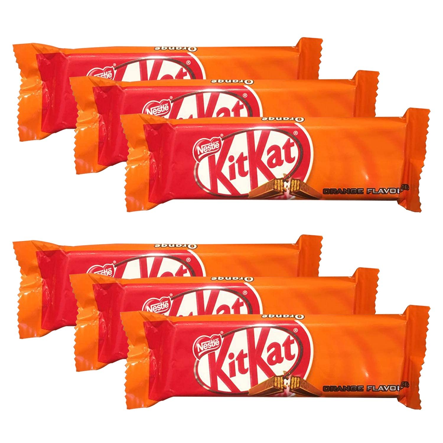 Nestle Kitkat Orange Flavoured 2 Finger 20.7g (Pack Of 6)