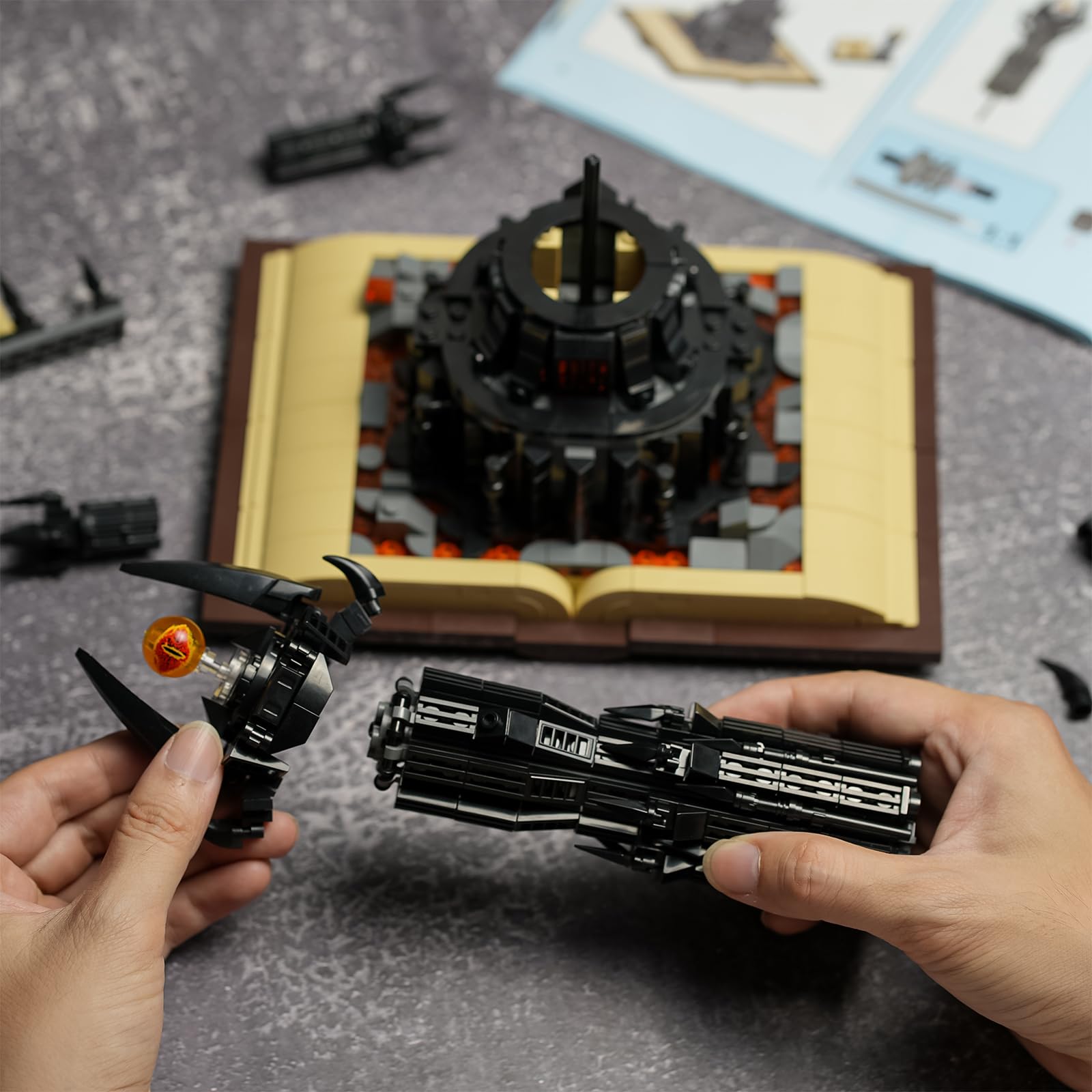 Amazon.co.jp: ENJBRICK The Lord of Magic Ring ブラックタワー